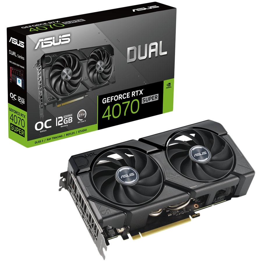 ASUS Dual GeForce RTX 4070 EVO OC Edition 12GB GDDR6X