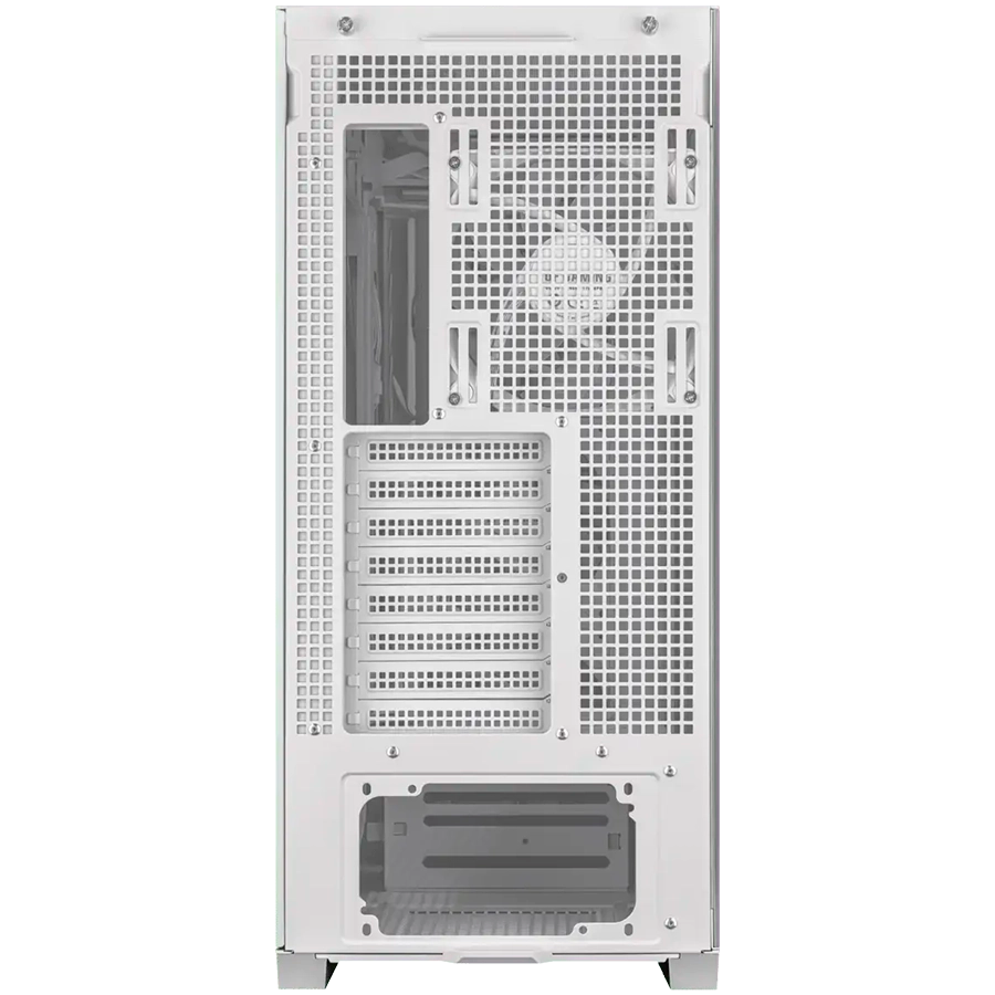 ASUS TUF Gaming GT302 ARGB ATX/EATX Gaming case White, Interchangeable side panels, Detachable top panel, Square-type mesh front panel, Four 140 x 28 mm ARGB fans, Hidden-connector motherboard support, Front Panel High-Speed USB Type-C - image 4