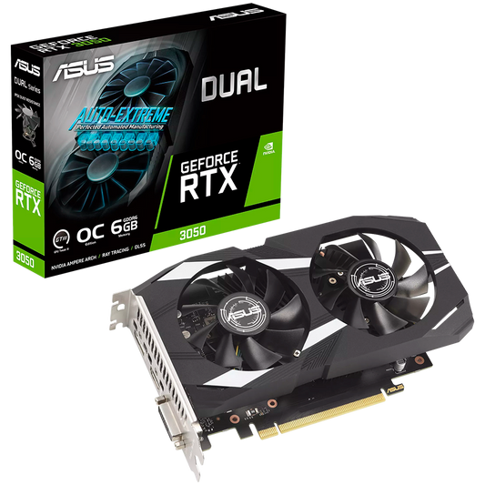 ASUS Dual GeForce RTX 3050 OC Edition 6GB GDDR6
