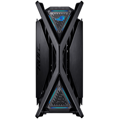 ASUS ROG Hyperion GR701 BTF Edition E-ATX Gaming case Black, motherboard hidden connectors design support, 420 mm dual radiator support, four 140 mm fans, metal GPU holder, component storage, ARGB fan hub, Aura Sync, 60W fast charging - image 2