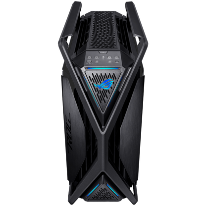 ASUS ROG Hyperion GR701 BTF Edition E-ATX Gaming case Black, motherboard hidden connectors design support, 420 mm dual radiator support, four 140 mm fans, metal GPU holder, component storage, ARGB fan hub, Aura Sync, 60W fast charging - image 4