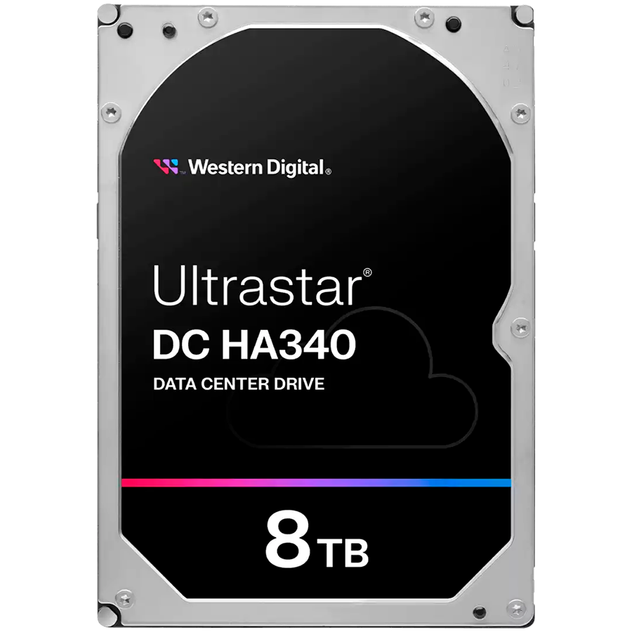 HDD Server WD Ultrastar DC HA340 8TB 512e SE, 3.5'', 256MB, 7200 RPM, SATA, SKU: 0B47078 by Western Digital – product photo