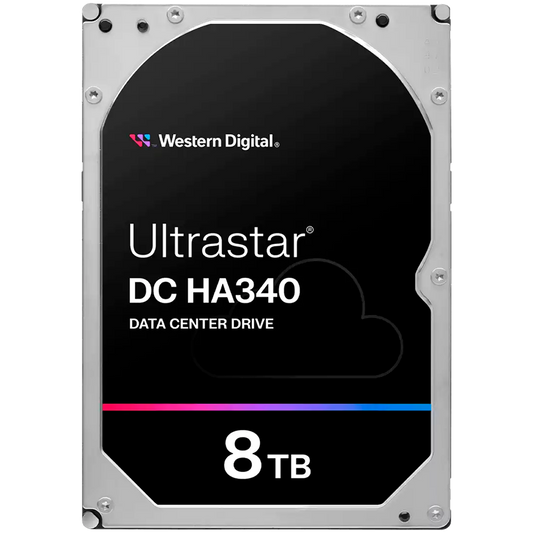 HDD Server WD Ultrastar DC HA340 8TB 512e SE, 3.5'', 256MB, 7200 RPM, SATA, SKU: 0B47078 by Western Digital – product photo