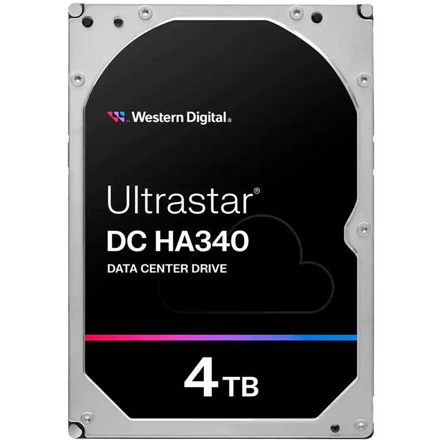 HDD Server WD Ultrastar DC HA340 4TB 512e SE, 3.5'', 256MB, 7200 RPM, SATA, SKU: 0B47076 by Western Digital – product photo