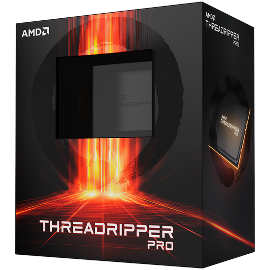 AMD CPU Desktop Ryzen Threadripper PRO 7985WX box – product photo