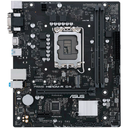 ASUS PRIME H610M-R D4-SI LGA1700 mATX MB – alternate product view 2