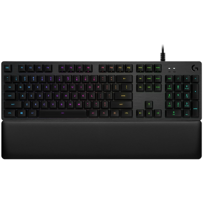 Logitech G513 Corded RGB Mechanical Gaming Keyboard - Carbon - USB - Tactile