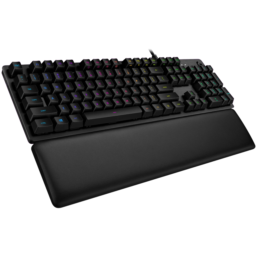 Logitech G513 Corded RGB Mechanical Gaming Keyboard - Carbon - USB - Linear – alternate product view 2