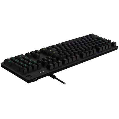 Logitech G513 Corded RGB Mechanical Gaming Keyboard - Carbon - USB - Clicky – alternate product view 3