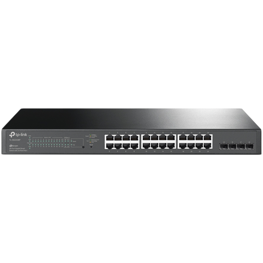 TP-Link SG2428P Omada 28-Port Gigabit Smart Switch with 24-Port PoE+, 24× Gigabit 802.3af – product photo