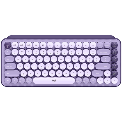 Logitech Pop Keys Bluetooth Mechanical Keyboard - Cosmos Lavender - product photo