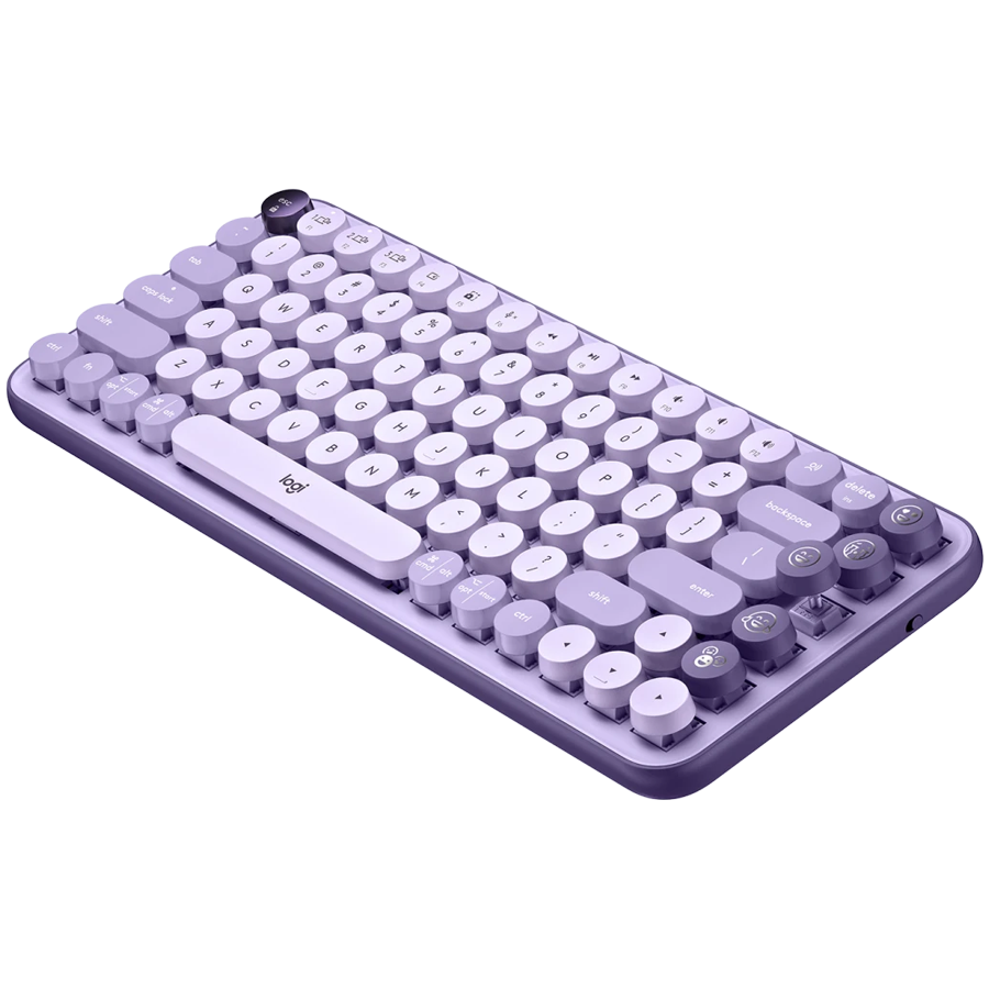 Logitech Pop Keys Bluetooth Mechanical Keyboard - Cosmos Lavender - image 2