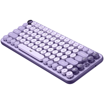 Logitech Pop Keys Bluetooth Mechanical Keyboard - Cosmos Lavender - image 2