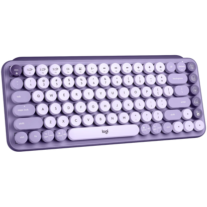 Logitech Pop Keys Bluetooth Mechanical Keyboard - Cosmos Lavender - image 3
