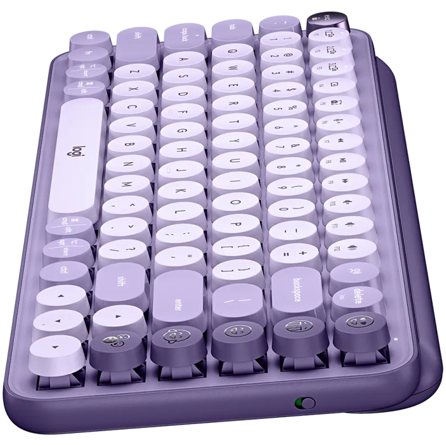 Logitech Pop Keys Bluetooth Mechanical Keyboard - Cosmos Lavender - image 4