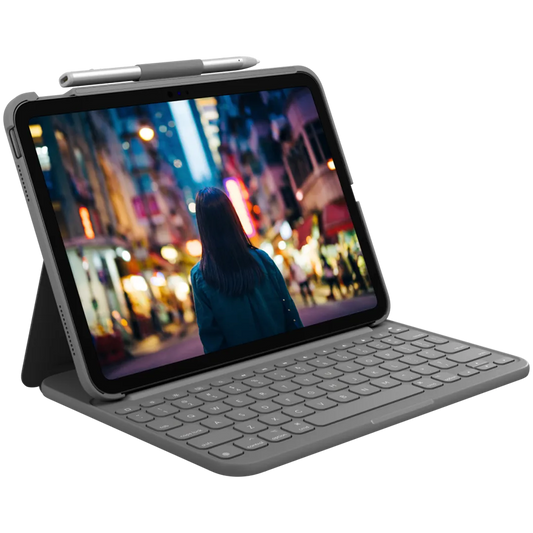 Logitech Slim Folio for iPad (10th gen) - Grey – product photo