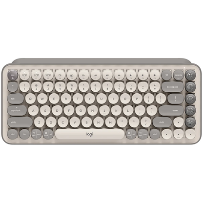 Logitech Pop Keys Bluetooth Mechanical Keyboard - Mist Sand - product photo