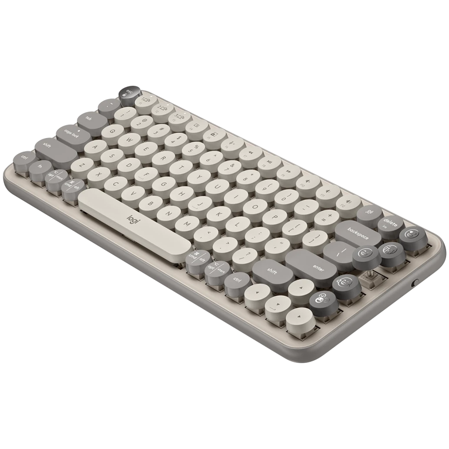 Logitech Pop Keys Bluetooth Mechanical Keyboard - Mist Sand - image 2