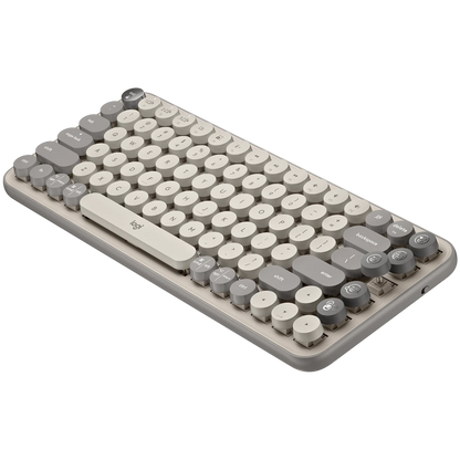 Logitech Pop Keys Bluetooth Mechanical Keyboard - Mist Sand - image 2