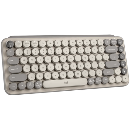 Logitech Pop Keys Bluetooth Mechanical Keyboard - Mist Sand - image 3