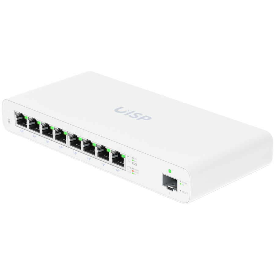 (8) GbE RJ45 ports with 27V passive PoE output Router by Ubiquiti – view 2