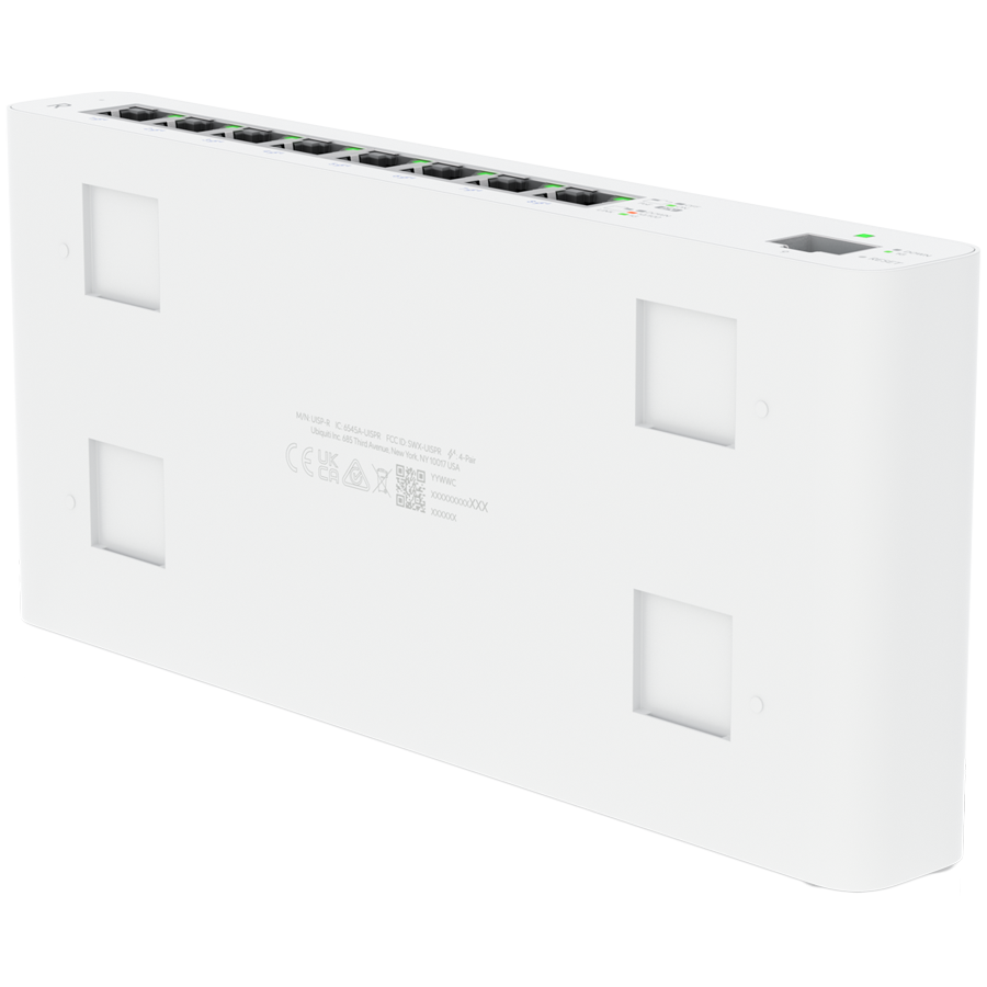 (8) GbE RJ45 ports with 27V passive PoE output Router by Ubiquiti – view 4