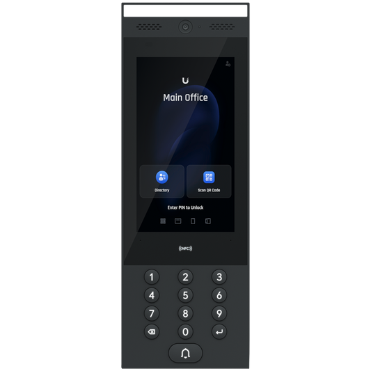 Ubiquiti UA-Intercom indoor/outdoor intercom terminal – product photo