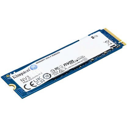 Kingston 2TB NV3 SSD M.2 2280 PCIe 4.0 NVMe, Read: 6,000/ Write: 5,000MB/s – alternate product view 2