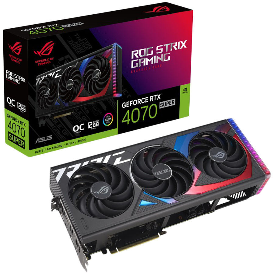 ASUS ROG Strix GeForce RTX 4070 SUPER OC Edition 12GB GDDR6X