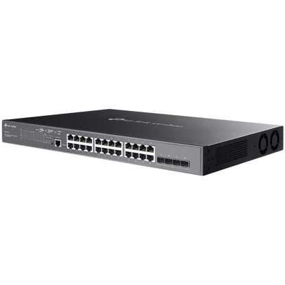 TP-Link SG3428MP Omada 28-Port Gigabit L2+ Managed Switch with 24× Gigabit 802.3af – view 2