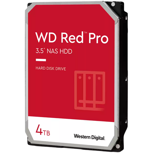 HDD NAS WD Red Pro (3.5'', 4TB, 256MB, 7200 RPM, SATA 6 Gb/s) by Western Digital – product photo