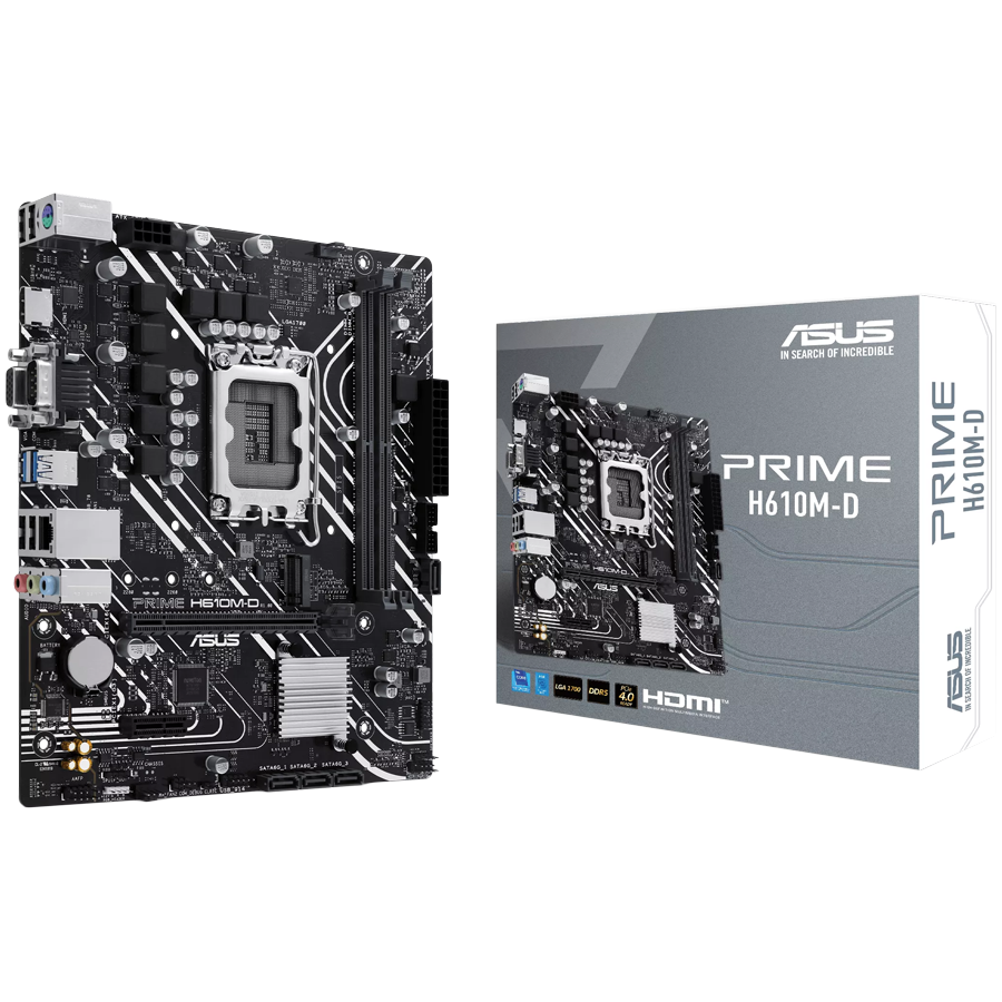 ASUS PRIME H610M-D LGA1700 mATX MB