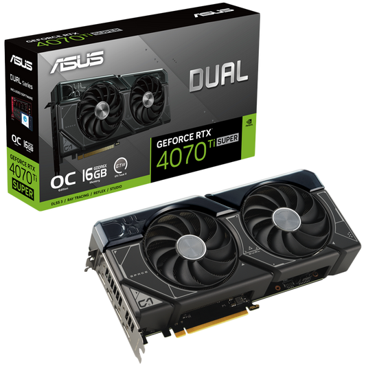 ASUS Dual GeForce RTX 4070 Ti SUPER OC Edition 16GB GDDR6X