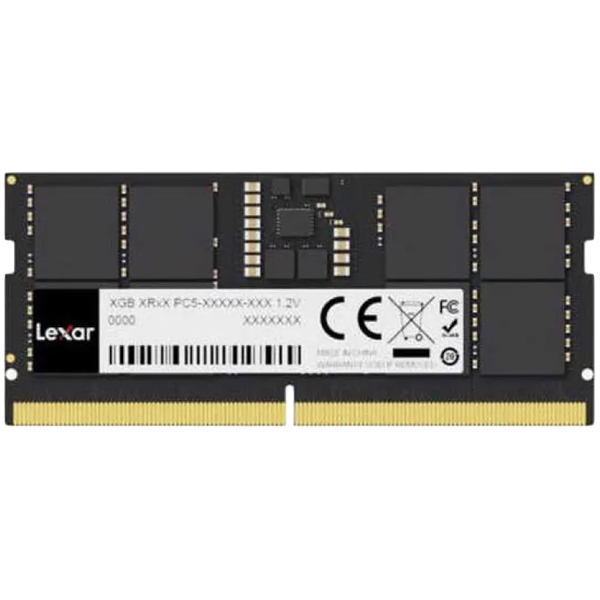 Lexar DDR5 16GB 262 PIN So-DIMM 5600Mbps, CL46, 1.1V- BLISTER Package – product image