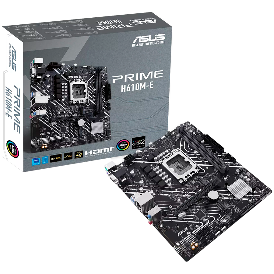 ASUS PRIME H610M-E-CSM LGA1700 mATX MB