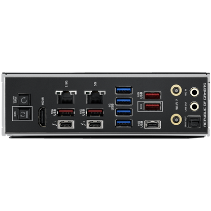 ASUS ROG MAXIMUS Z890 HERO LGA1851 ATX gaming MB - Intel Z890 4xDIMM DDR5 6xM.2 1xSlimSAS 4xSATA PCIe 5.0 5Gb + 2.5Gb Ethernet WiFi 7 + Bluetooth 1xHDMI 2xIntel Thunderbolt 4 ports (USB Type-C) with Aura Sync - image 3
