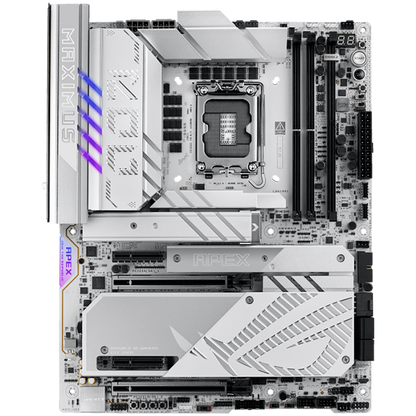 ASUS ROG MAXIMUS Z890 APEX LGA1851 ATX gaming MB - Intel Z890 2xDIMM DDR5 6xM.2 4xSATA PCIe 5.0 5Gb Ethernet WiFi 7 + Bluetooth 2xIntel Thunderbolt 4 ports (USB Type-C) with Aura Sync - image 2