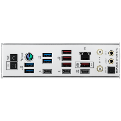 ASUS ROG MAXIMUS Z890 APEX LGA1851 ATX gaming MB - Intel Z890 2xDIMM DDR5 6xM.2 4xSATA PCIe 5.0 5Gb Ethernet WiFi 7 + Bluetooth 2xIntel Thunderbolt 4 ports (USB Type-C) with Aura Sync - image 3