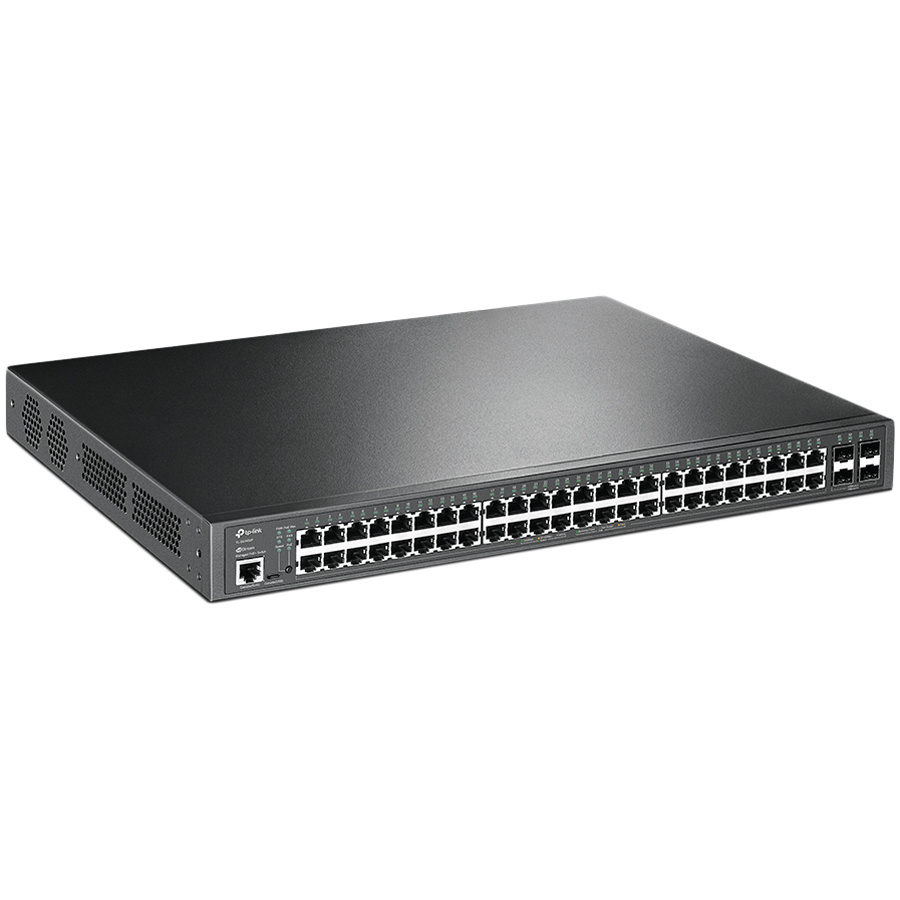 TP-Link SG3452P Omada 52-Port Gigabit L2+ Managed Switch with 48-Port PoE+, 48×Gigabit 802.3af – view 2