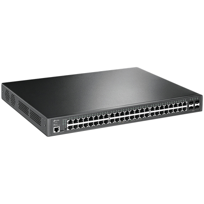 TP-Link SG3452P Omada 52-Port Gigabit L2+ Managed Switch with 48-Port PoE+, 48×Gigabit 802.3af – view 2