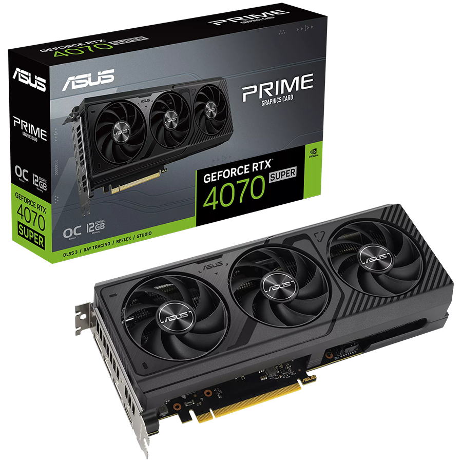 ASUS Prime GeForce RTX 4070 SUPER OC Edition 12GB GDDR6X