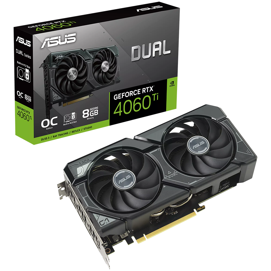 ASUS Dual GeForce RTX 4060 Ti SSD OC Edition 8GB GDDR6