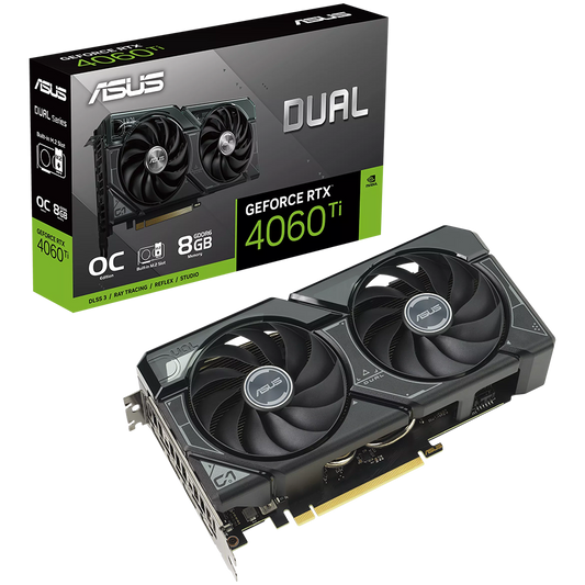 ASUS Dual GeForce RTX 4060 Ti SSD OC Edition 8GB GDDR6