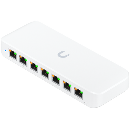 Ubiquiti USW-Ultra-210W-EU compact, Layer 2, 8-port GbE PoE switch with versatile mounting options, 7x GbE PoE+ – view 3