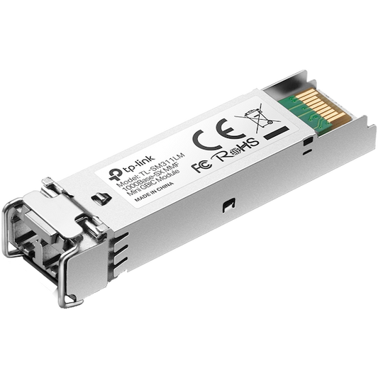 TP-Link SM311LM Omada 1000Base-SX MMF Mini GBIC Module, Multi-mode MiniGBIC module, Supports Digital – product photo