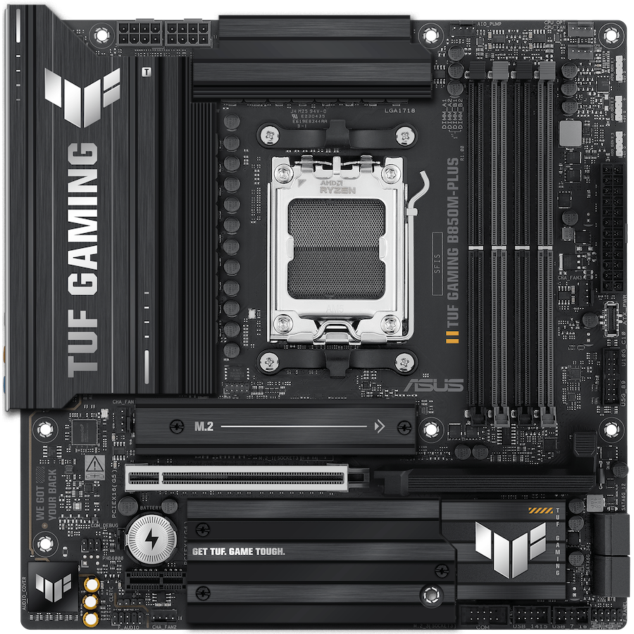 ASUS TUF GAMING B850M-PLUS mATX AM5 DDR5 - image 2
