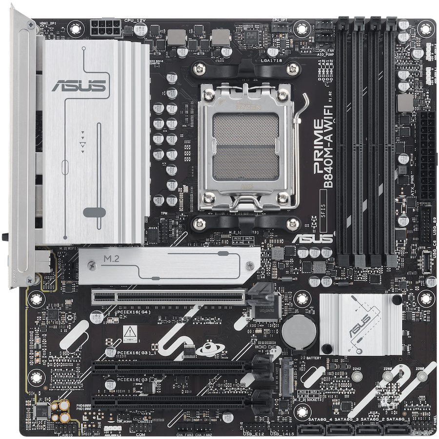 ASUS PRIME B840M-A WIFI mATX AM5 DDR5 - image 2