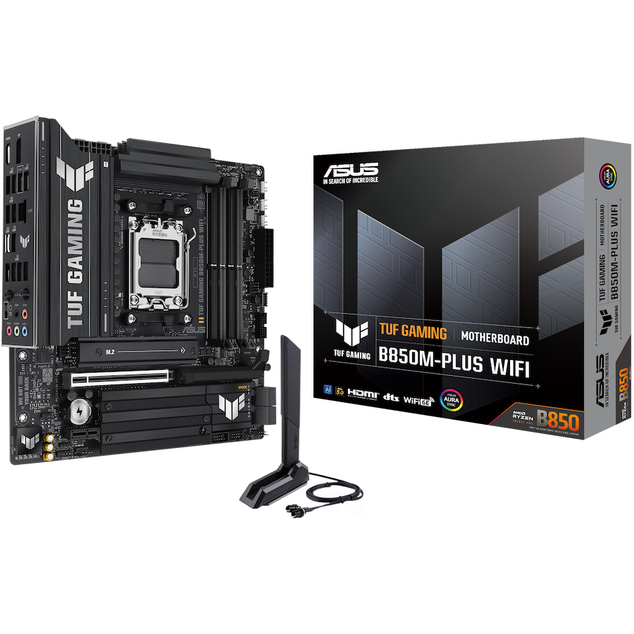 ASUS TUF GAMING B850M-PLUS WIFI mATX AM5 DDR5 - product photo