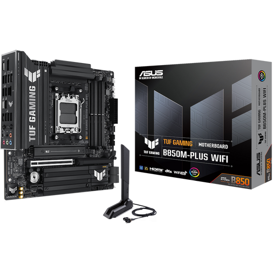 ASUS TUF GAMING B850M-PLUS WIFI mATX AM5 DDR5 - product photo