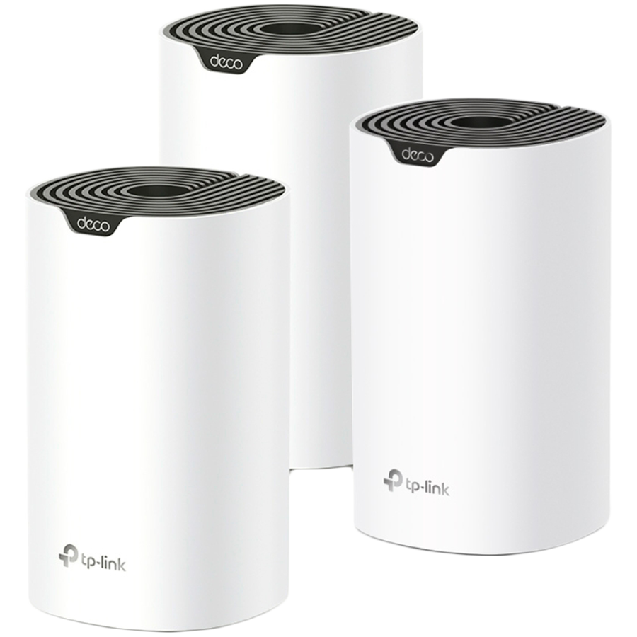 AC1900 Whole Home Mesh Wi-Fi SystemSPEED: 600 Mbps at 2.4 GHz +1300 Mbps at 5 GHzSEPC: 3× by TP-LINK – product photo